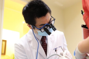 虫歯治療中