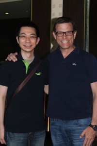 Dr. Stevenson と院長清水1