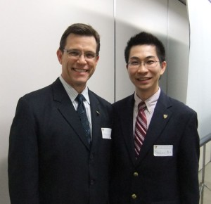 Dr. Stevenson と院長清水2